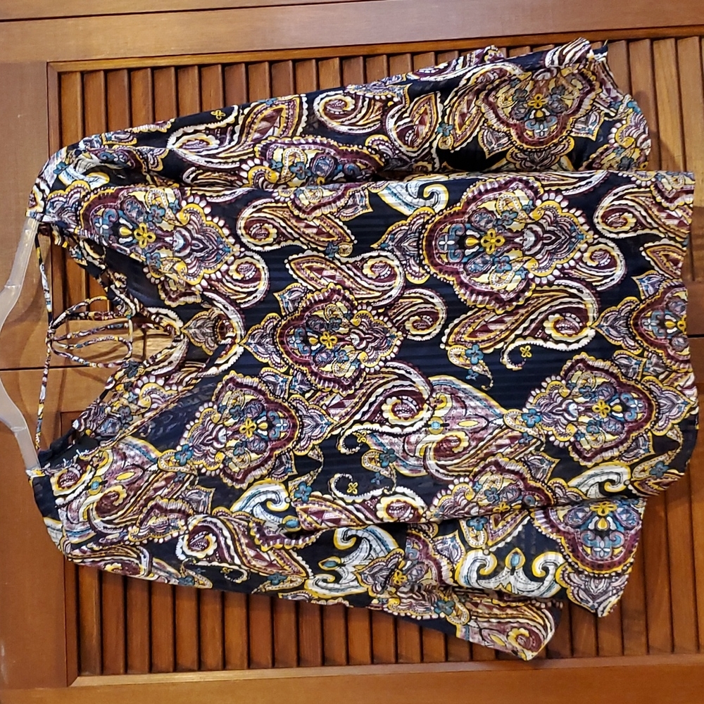 By & By floral boho blouse